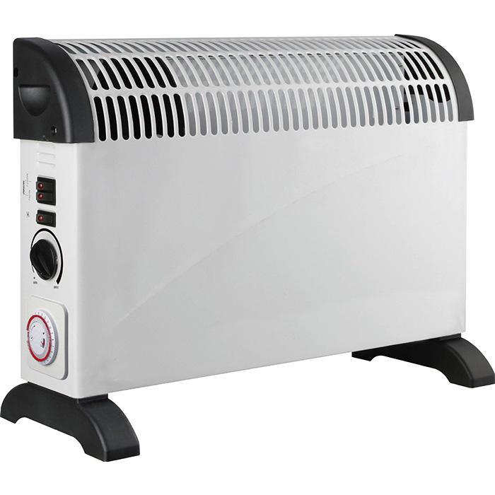 Încălzitor convector de 2000 W cu ventilator turbo și temporizator